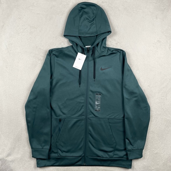 Nike Other - New Nike Hoodie Mens XL Green Therma-FIT Full Zip Training CU6231-328